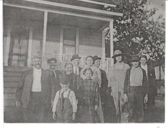 Carl Ede Family, 1915 Oregon