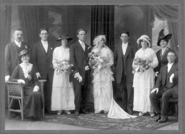 Charles & Ethel (McConnell) Davis wedding