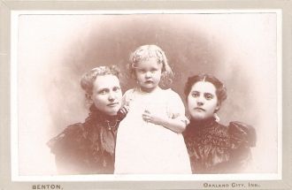Viola Mayberry, Lillian Scales and either Oma or Delta Mayberry