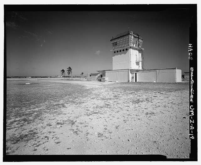 WAKE ISLAND AIRFIELD TERMINAL, BUILDING 1502 LOOKING...