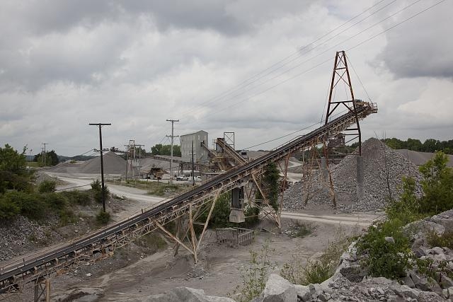 Vulcan Materials Company limestone quarry, Tuscumbia,...