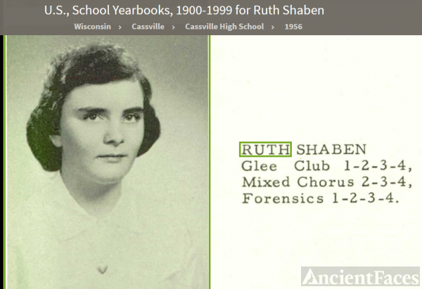 Ruth Ann Shaben Pogue 1938 2023 Grant County Wisconsin 