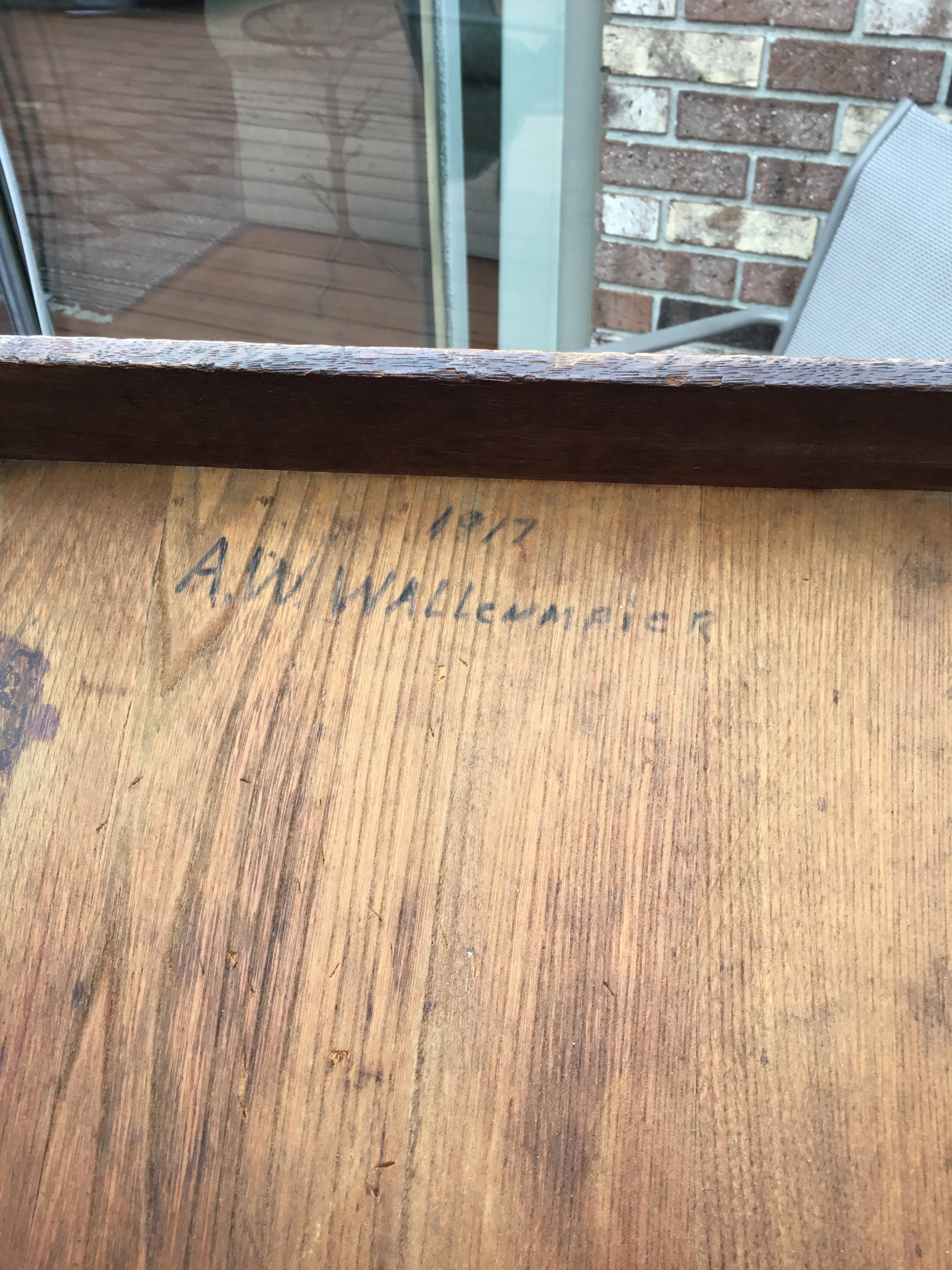 Underside of Amil’s chair.