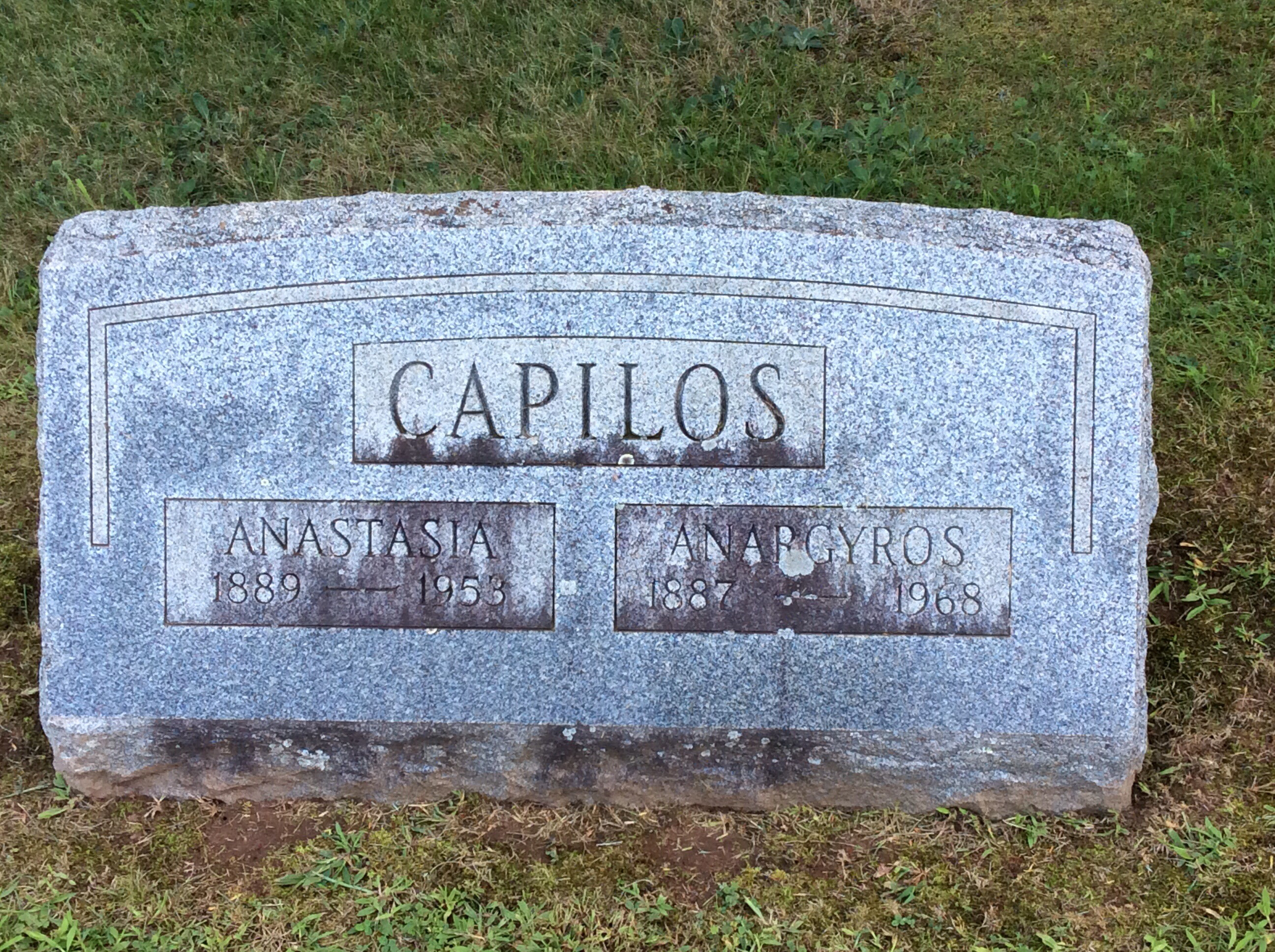 Anargyros "Andrew" Capilos Gravesite