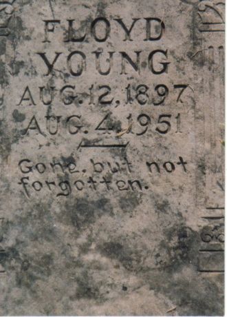 Headstone of Floyd Young