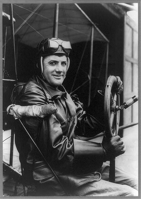 [F.B. Hennessy, Army aviator, three-quarter length...