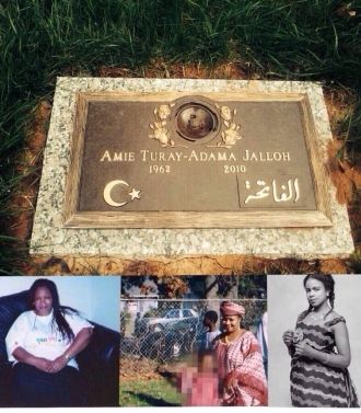 Amie Turay gravesite & portrait