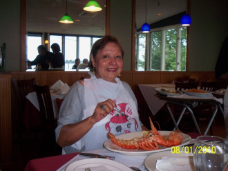Mom loved lobster