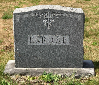 Margaret M Mcdonald-Larose--gravestone front