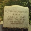 A photo of Elizabeth (Johnson) Baker