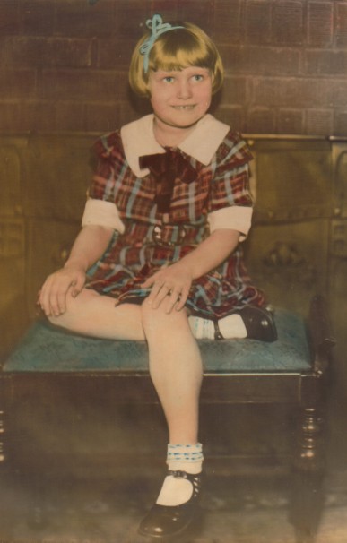 My mom's child photo