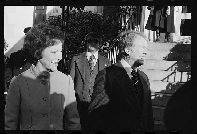 [President-elect Jimmy Carter and First Lady Rosalynn...