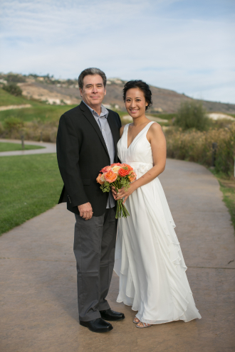 Wedding photo of Lei and George 