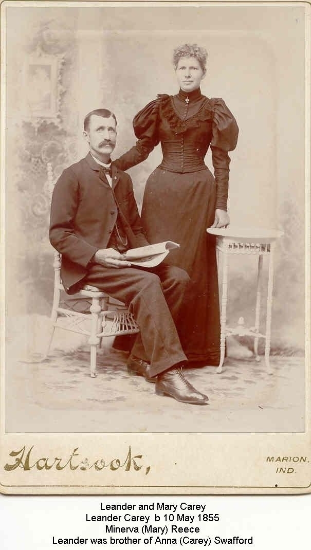 Leander & Minerva Mary(Reece) Carey