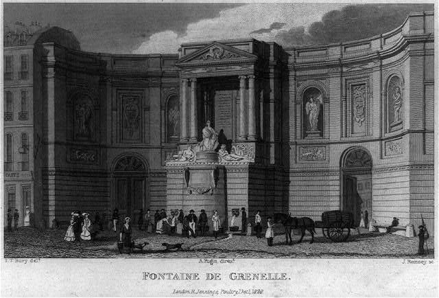 Fontaine de Grenelle / J. Romney, sc. ; T.T. Bury, delt....