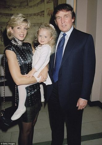 Donald and Marla (Maples) Trump Family