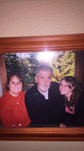 Father with his two girls 