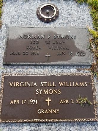 Norman P Symons Gravesite