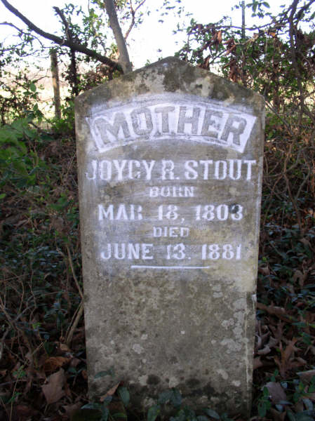 Stout, Joicy R.-Tombstone