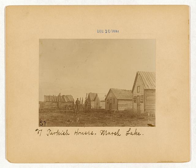 Tarkish houses, Marsh Lake