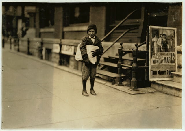10-year-old truant newsie, selling during school hours...