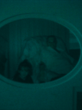 At home with family