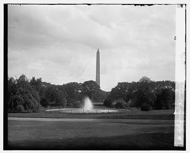 Monument from South Lawn of W.H.