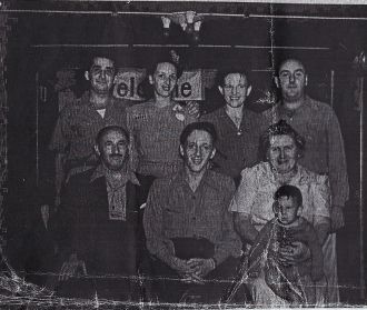George & Rose Apar, Sussman family, NY 1945