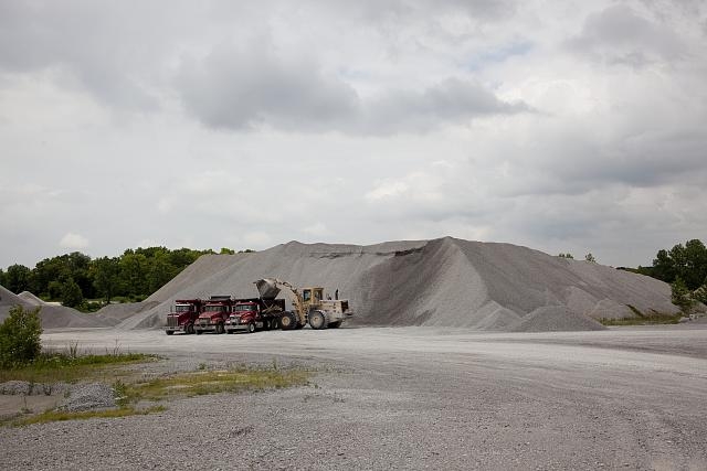Vulcan Materials Company limestone quarry, Tuscumbia,...
