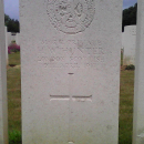 Private H W Hunter Gravesite, World War I