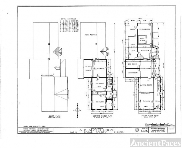 HABS ILL,23-PAR,1- (sheet 2 of 3) - A. B. Austin House,...