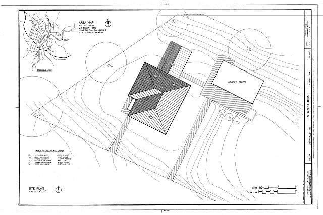 Site Plan - U.S. Grant House, Bouthillier & Fourth...