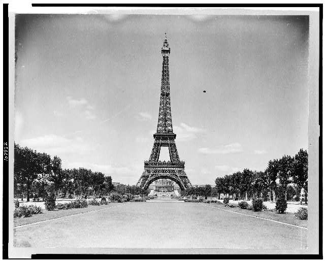 [Eiffel Tower and park, Paris, France]