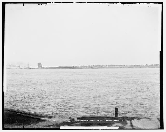 [St. Clair River from Water Works Park, Port Huron, Mich.]