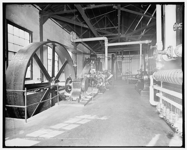 Engine room, Merchants' Despatch Transportation Co.
