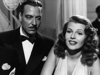 There he is in a tux with Rita Hayworth.
