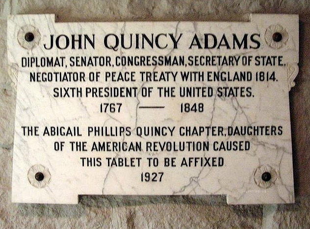 John Quincy Adams, 6th President of the USA