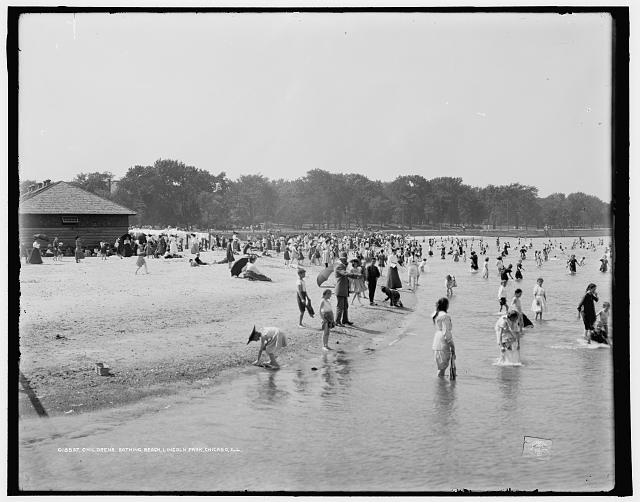 Children's bathing beach, Lincoln Park, Chicago, Ill.