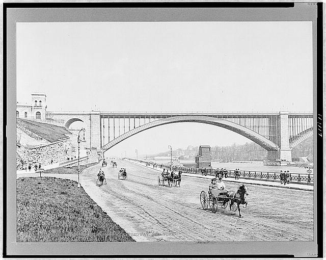 Washington Bridge and the [Harlem River] Speedway, New York
