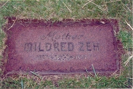 Mildred Zeh Headstone