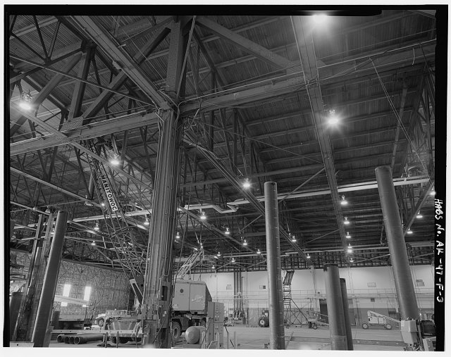 3. INTERIOR VIEW OF CEILING - Kodiak Naval Operating...