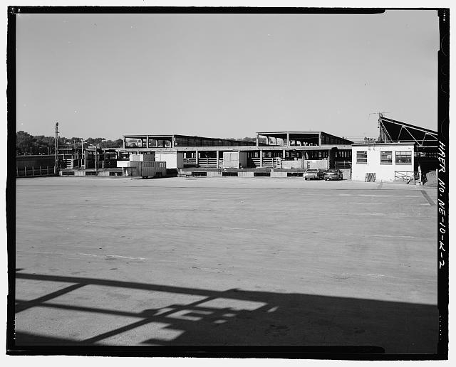 2. East front. View to southwest. - South Omaha Union...