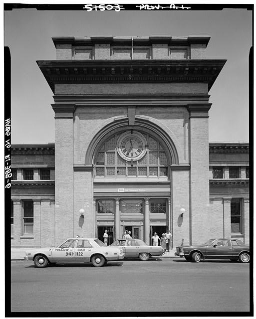 6. MAIN TERMINAL BUILDING, SOUTH ELEVATION OF MAIN...