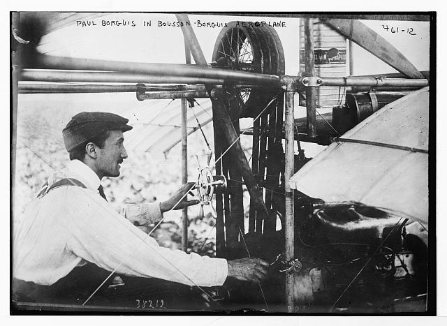 Aeroplane Bousson Borguis driven by Paul Borguis