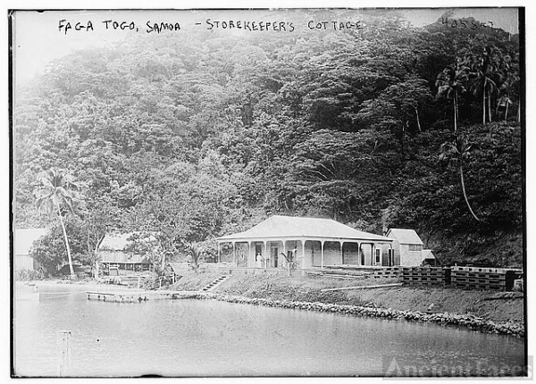 In Faga Togo, Tutuila, Samoa, Storekeeper's cottage