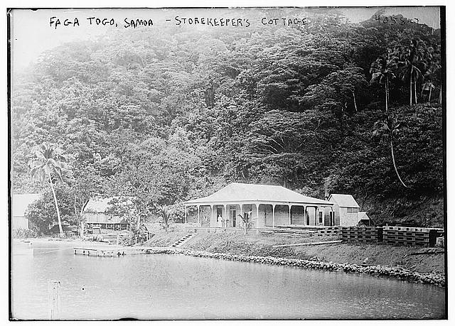 In Faga Togo, Tutuila, Samoa, Storekeeper's cottage