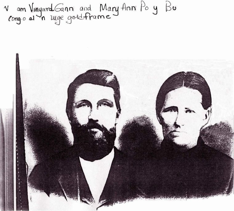 William Vinyard Gann/Mary Ann 
