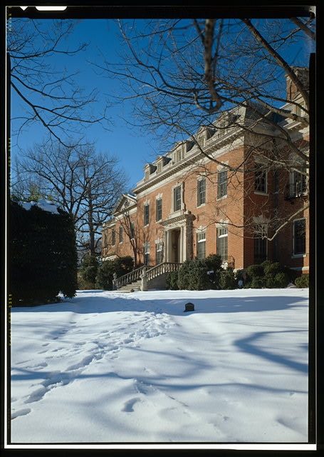 Closer view of south elevation entrance from the...
