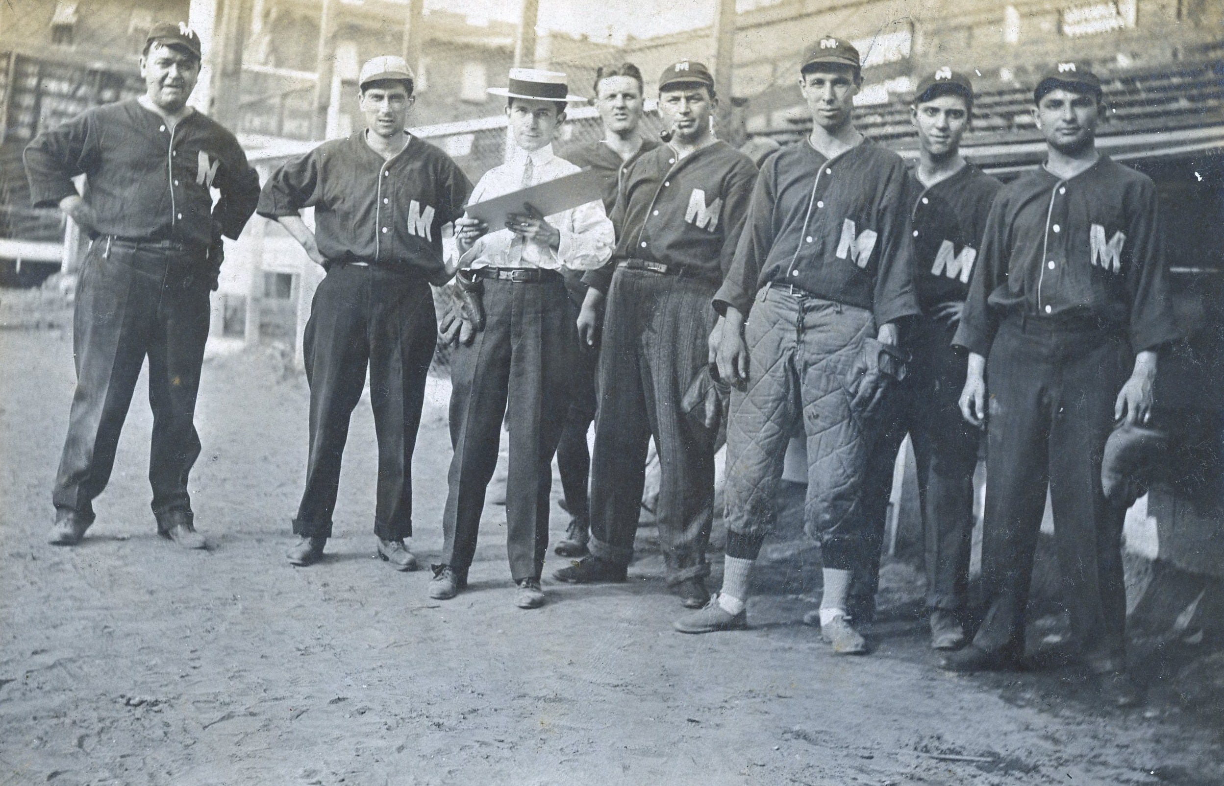 Baseball Team & Babe Ruth, New Jersey