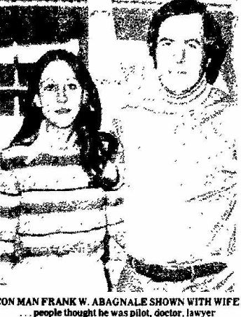 Frank & Kelly Abagnale  - The News Port Arthur newspaper 1977